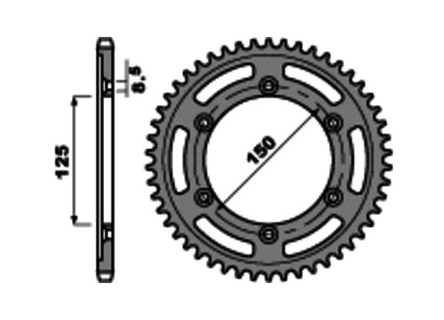 Pbr couronne acier standard - pbr, en