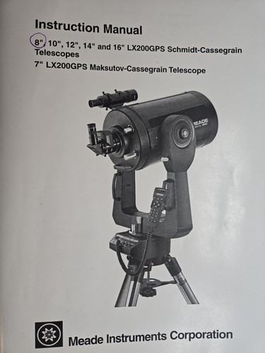Meade 200 gps - lx,