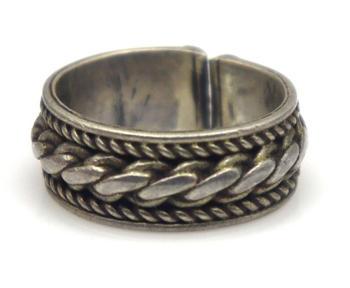 Bague pouce réglable argent - bague,