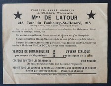 Carte visite madame - visite, de