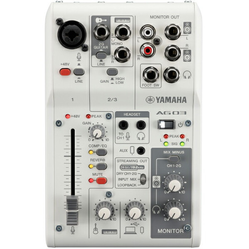 Yamaha ag03mk2 3channel mixer - yamaha,