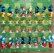 Jeu d'échecs schtroumpf