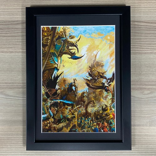 Tomb kings encadré art khemri - encadré,