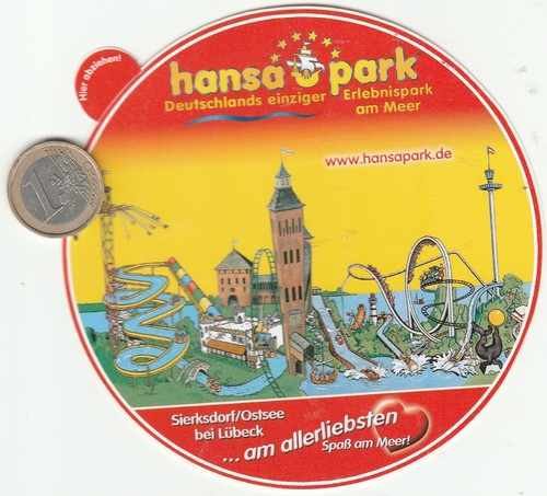 Autocollant hansa park - park., parc