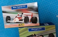 Maquette Mac Laren Formule F1 Heller au 1/43  vintage + pièces F1 Ferrari.