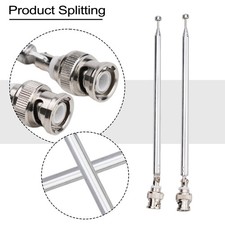 Antenne Scanner Élastique Antenne 20-1300MHz 2pcs 7 Sections 75cm Longueur