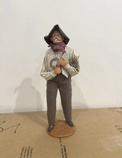 Ancien vintage santon provençal terre cuite Simone Jouglas paysan 30cm Serpe