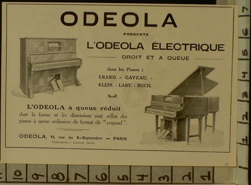 1928 odeola player - odeola,