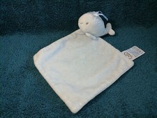 doudou baleine mouchoir bleue