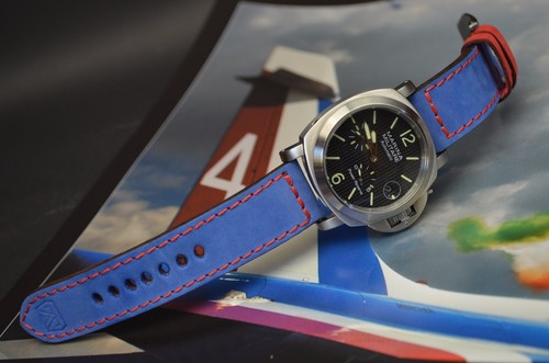 Watch strap 22 navy - strap, 24