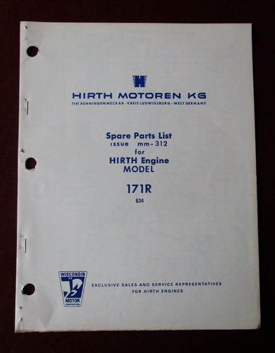 Hirth motoren engine model - kg,