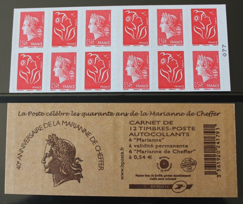 Carnet 1515 timbres - 1515,