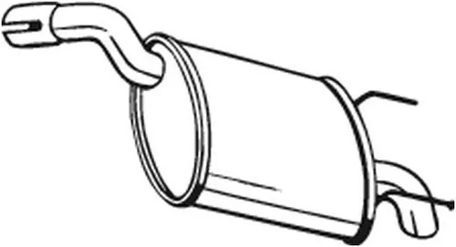 Silencieux final 185 - -677, bosal