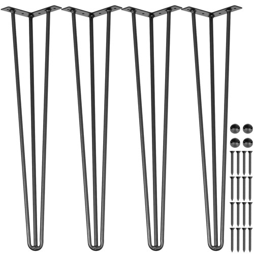 Pieds table épingle - pieds, en