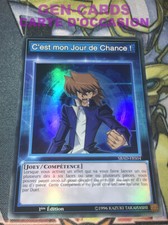 CARTE Yu Gi Oh C'EST MON JOUR DE CHANCE SBAD-FRS04 1ère édition