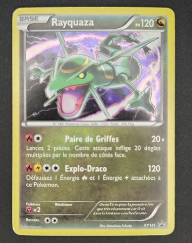 Carte pokémon rayquaza xy141 - carte,