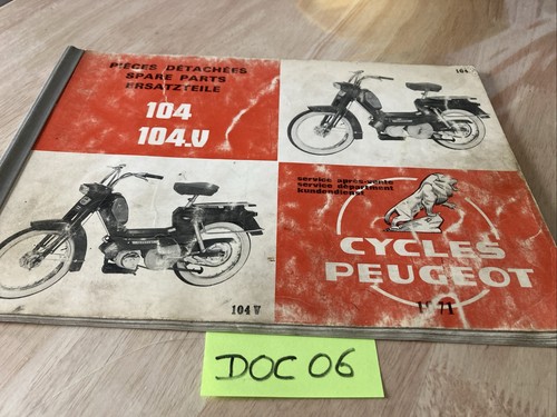 Peugeot parts list - , cyclomoteur