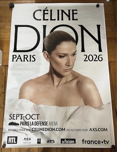 Grande affiche céline - céline, dion