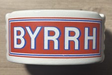 Cendrier Byrrh Demi Porcelaine Badonville France