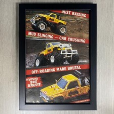 Annonce De Voiture Télécommandée Vintage Kyosho Big Brute Encadrée