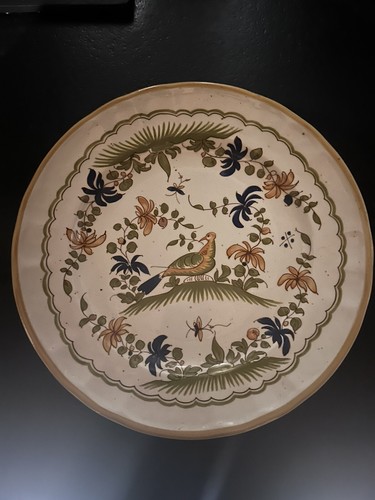 Assiette décorative vieux - assiette,