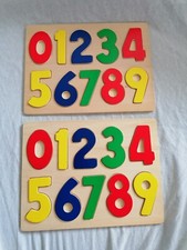 Puzzle de numéros de 0 à 9 Jeu éducatif en bois pour enfant