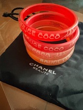 Lot de 4 bracelets Rouge Coco