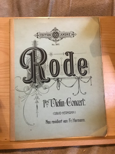 Rode 1er concerto pour violon