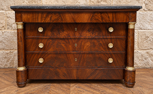 Commode empire acajou - en,