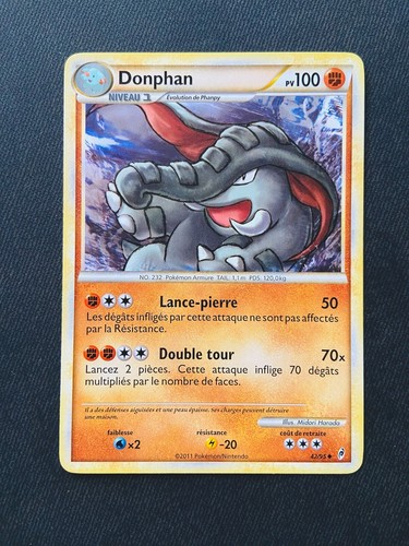 Carte pokémon donphan 95 - carte, 42/95