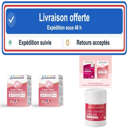 Juvamine peau cheveux ongles - juvamine,