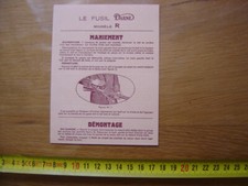 FUSIL DARNE modele R Maniement Demontage Entretien