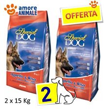 2 SACS - MONGE Special Dog - Agneau Et Riz Kg.15 - Croquettes Pour Chien