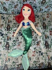 Doudou Peluche Poupée Ariel La Petite Sirène Musicale Disneyland Paris Disney 