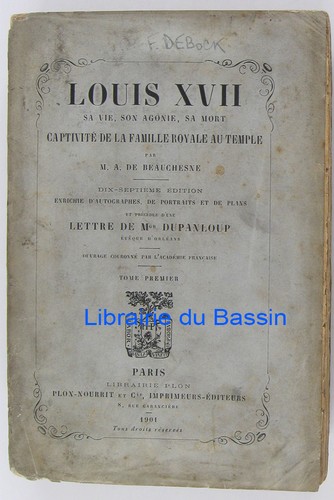 Louis xvii vie - xvii, agonie
