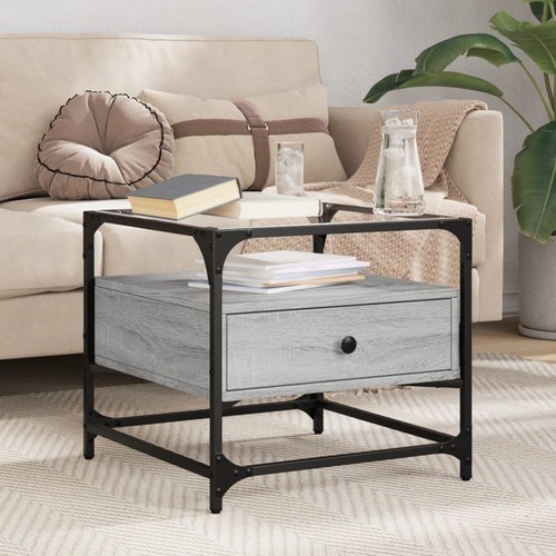 Table basse dessus verre - table,