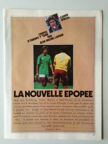 Cahier special coupes europe - coupes, d'europe