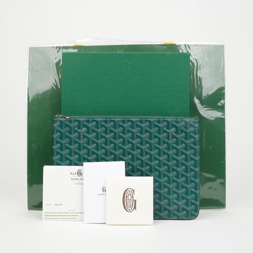 Goyard clutch sena - mm, vert