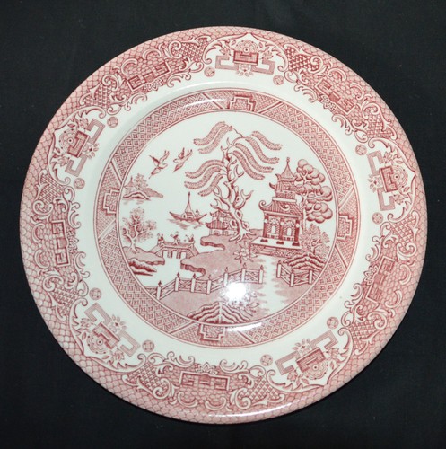 Ancienne assiette saule - ancienne, de