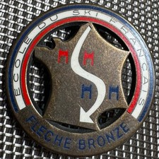 MÉDAILLE DE SKI FLÈCHE DE