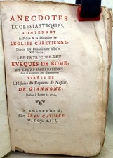 LIVRE ANCIEN, 1753,  ÉD. CLANDESTINE TEXTE ANTICURIAL RARE RELIURE DE CAMOUFLAGE
