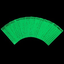 Autocollant lumineux pour clavier d'ordinateur russe, anglais et arabe, alphabet
