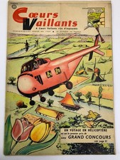 Lot de 3 COEURS VAILLANTS N°44-45-46 DU 11/1957; comporte une petite découpe