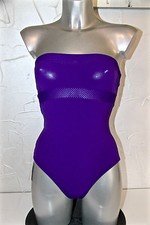 maillot de bain bandeau bleu