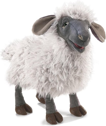 Folkmanis bleating sheep - sheep, hand
