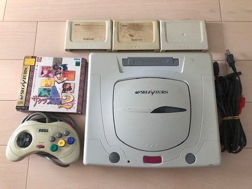 Console sega saturn blanche - console, ss