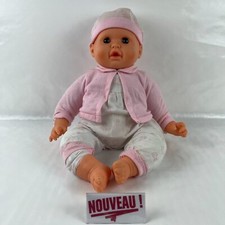 ➜Poupon INTERACTIF nouveau-né aux yeux bleu - Poupée bébé nourrisson de 45 cm