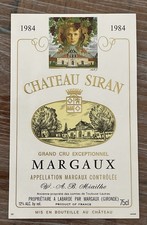 Étiquette Château Siran 1984