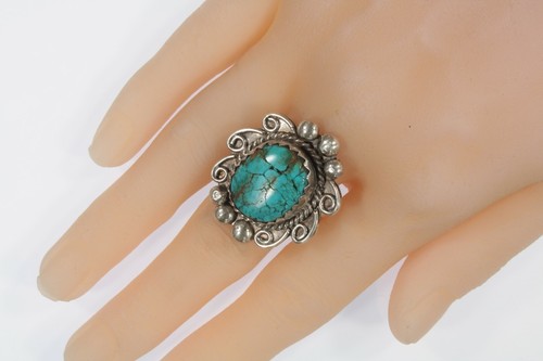 Bague navajo vintage argent - navajo,