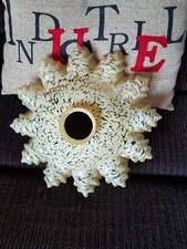 LUSTRE ABAT-JOUR OPALINE JAUNE MONTE ET BAISSE SUSPENSION LUMINAIRE VINTAGE 